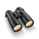 Black binoculars with Zeiss logo on a white background