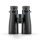 Black binoculars with Zeiss logo on a white background
