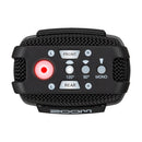 Zoom H2essential handy recorder top view showing control buttons and red recording indicator light