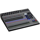 Zoom LiveTrak L-20 digital audio mixer with 20 inputs, six custom monitor mixes, and recording capabilities