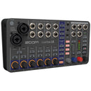 Zoom LiveTrak L6 compact digital mixer and recorder with 10-track audio, effects, MIDI, and sound pads.