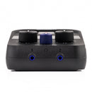 Zoom PodTrak P2 portable podcast recorder with two mic inputs and headphone outputs, AI noise reduction, and call-in support.