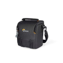 Lowepro Adventura III compact black camera bag with shoulder strap and eco-friendly fabric