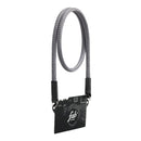 Fab F8 Rope Camera Strap in gray with leather ends and durable braided polyester rope