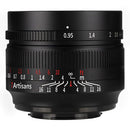 7artisans 50mm f0.95 large aperture portrait lens for Sony E APS-C cameras with smooth bokeh and full-metal body