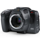 Blackmagic Pocket Cinema Camera 6K G2 professional digital film camera with EF lens mount and 5-inch LCD touchscreen