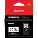 Canon PG-240XL Black Ink Cartridge for PIXMA printers with high-capacity, sharp professional text quality