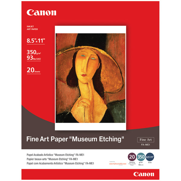 Canon Fine Art Museum Etching 8.5x11" - 20 Sheets