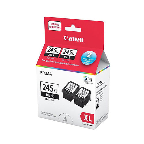 Canon PG-245XL Black Ink Cartridge Twin Value Pack