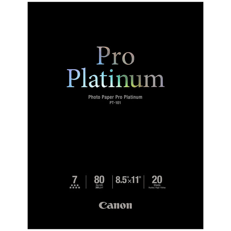 Canon 8.5x11" Pro Platinum - 20 Sheets