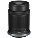 Canon RF-S 55-210mm f5-7.1 IS STM zoom lens with optical image stabilization and lightweight design