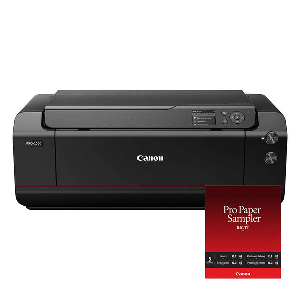 Canon imagePROGRAF Pro-1000 with Free Paper Sample Pack