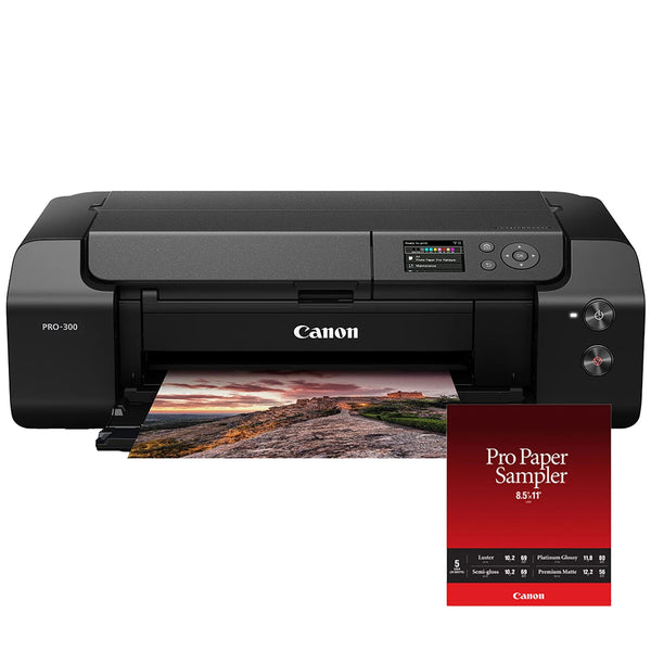 Canon imagePROGRAF PRO-300 with Free Paper Sample Pack