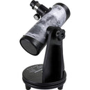 Celestron FirstScope tabletop Dobsonian telescope with lunar surface design by Robert Reeves