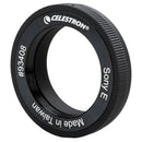 Celestron T-Ring adapter for Sony E-mount cameras, used to connect mirrorless cameras to telescopes or spotting scopes.
