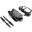 DJI Mavic 3 Classic drone with Hasselblad camera and extra propellers on white background