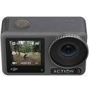 DJI Osmo Action 3 camera with dual touchscreens and 4K60 video recording