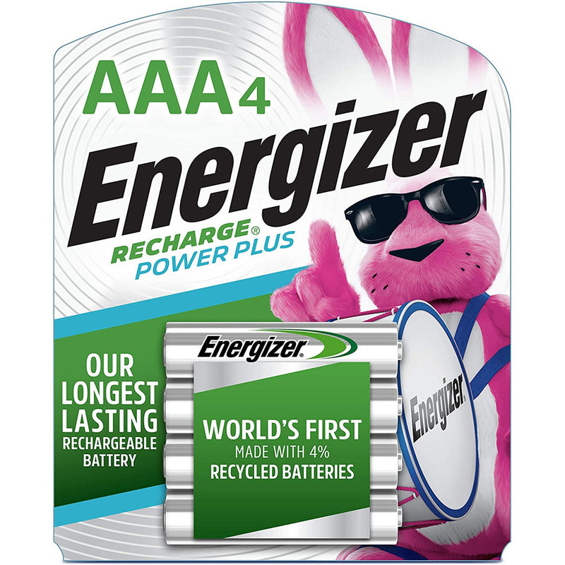 Energizer Recharge Power Plus AAA - 4 Pack
