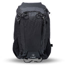 Black F-Stop Ajna 37L DuraDiamond Backpack with weather-resistant zippers and multiple storage pockets