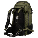 F-Stop Ajna 37L DuraDiamond Backpack in green with padded straps and aluminum frame for multi-day trips and camera gear carrying