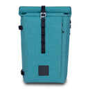 F-Stop Dyota 11 teal compact sling bag with expandable roll-top and weatherproof zipper