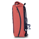 F-Stop Dyota 20 Sling Bag in red with expandable roll-top, weatherproof curved zipper, and removable storage insert for versatile everyday carry.