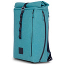 F-Stop Dyota 20 Sling Bag in teal with expandable roll-top and weatherproof side zipper for quick access