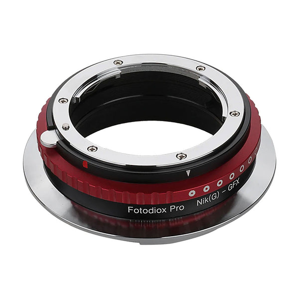 Fotodiox Pro Lens Mount Adapter - Nikon F-Mount (D/G) to FUJIFILM GFX Mount