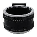 Fotodiox Pro Lens Adapter for Pentax 645 to Fujifilm G-mount with all-metal construction and precise fit