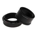 Fotodiox Astro Edition T2 Adapter for Nikon Z with extension tube for telescope focus, all-metal construction, and secure fit