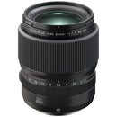 FUJIFILM GF 80mm f1.7 R WR large format mirrorless camera lens with wide aperture and weather-resistant design