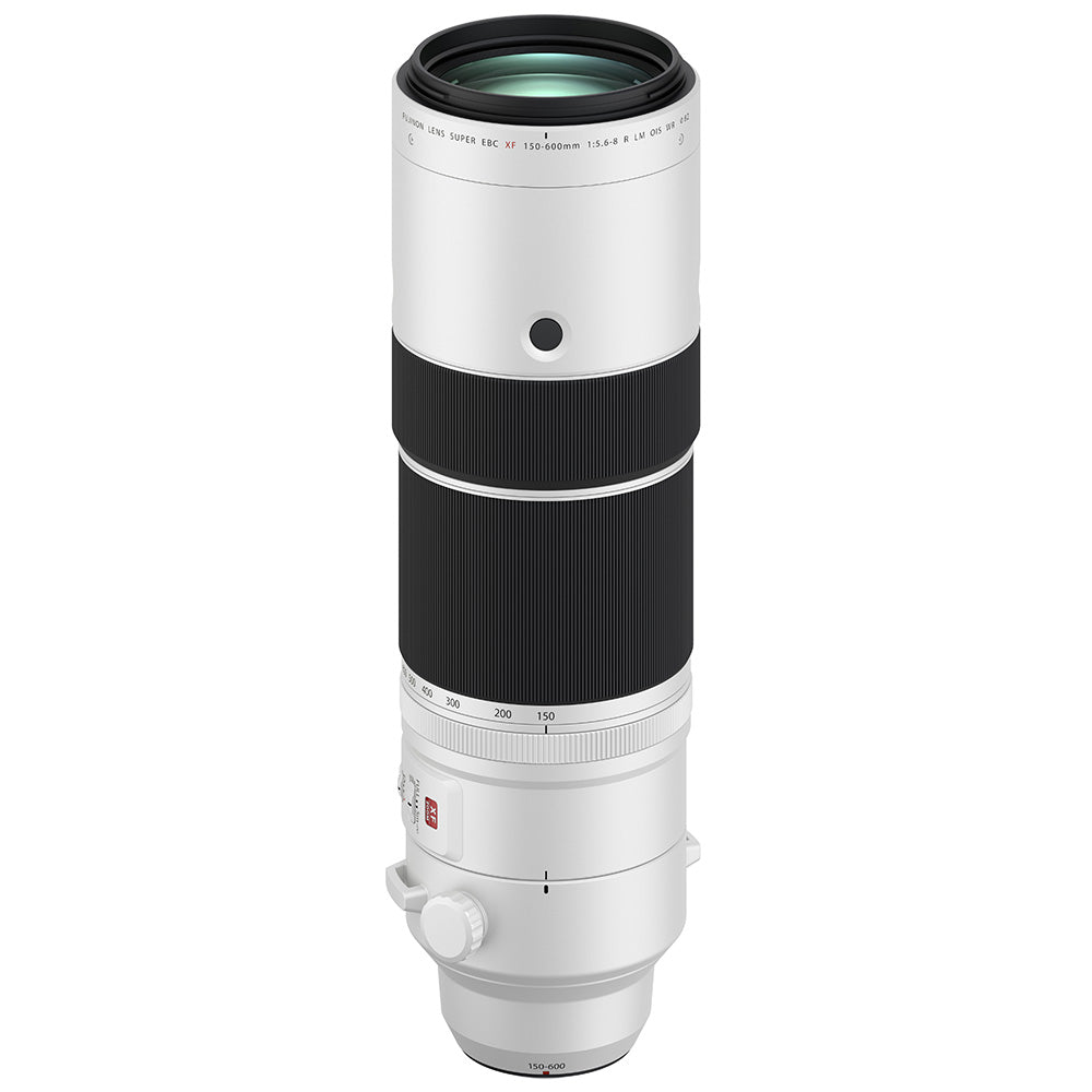 FUJIFILM XF 150-600mm telephoto zoom lens with optical image stabilization and weather resistance