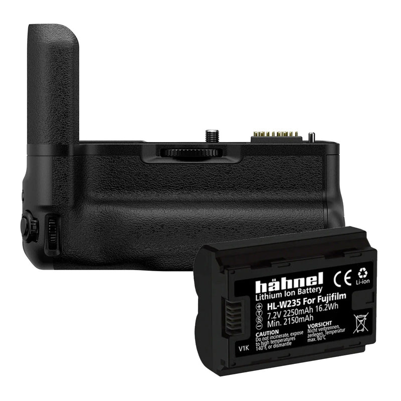FUJIFILM X-T4 Vertical Battery Grip with Hahnel HL-W235 Li-Ion Battery