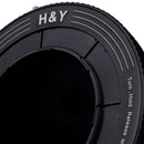 H&Y REVORING 58-77mm variable ND filter with circular polarizer and hard stop for light control
