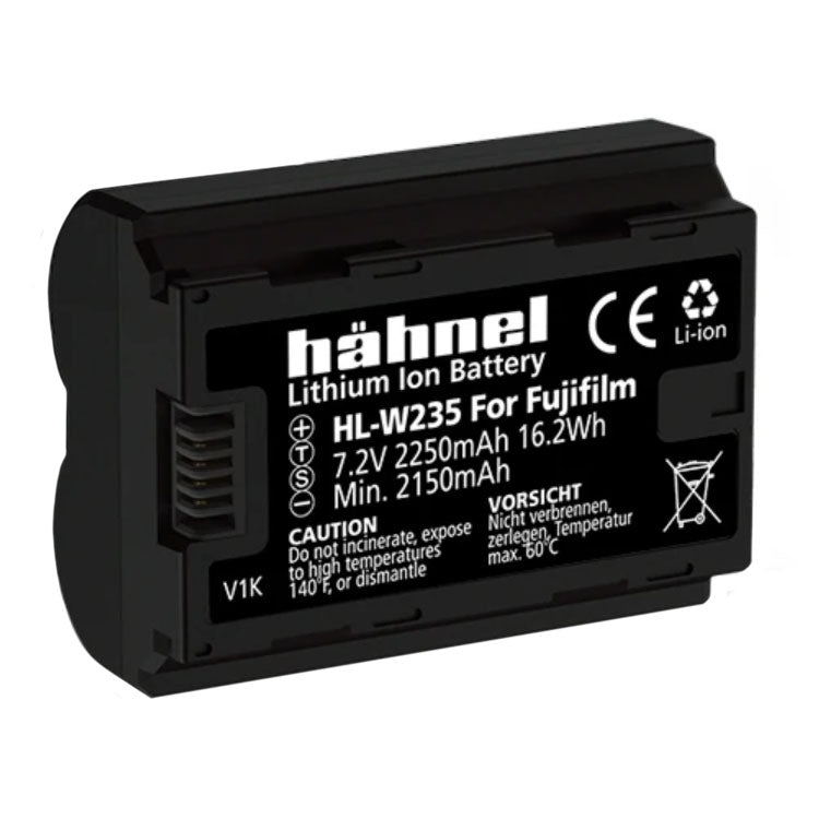 Hahnel HL-W235 Li-Ion Battery with Delkin Prime 64GB SDXC II Memory Card