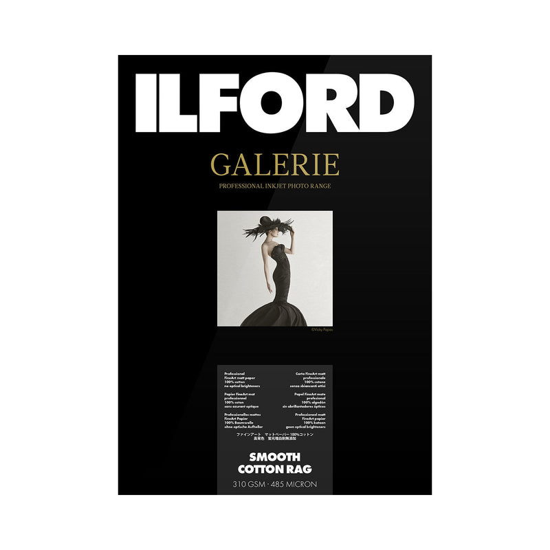 Ilford 8.5x11" Galerie Prestige Smooth Cotton Rag Paper 310gsm - 25 Sheets