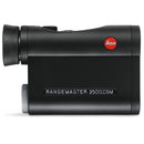 Leica Rangemaster CRF 3500.COM compact laser rangefinder with Bluetooth and advanced ballistic capabilities up to 3,500 yards