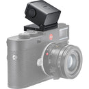 Leica Visoflex 2 electronic viewfinder attached to Leica M11 camera showing adjustable angles and high-resolution OLED display