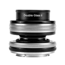 Lensbaby Composer Pro II with Double Glass II optic for Nikon Z camera, featuring adjustable aperture and artistic drop-in magnetic aperture disks