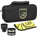 Lensbaby Optic Swap Intro Collection for Nikon F with Composer Pro II, Sweet 50 and Edge 50 optics, carrying case, and lens cloth