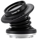 Lensbaby Spark 2.0 flexible tilt-shift lens for Micro 4/3 cameras with Sweet 50 optic ring in black design