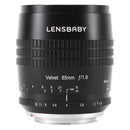Lensbaby Velvet 85mm f1.8 portrait lens for FUJIFILM X with velvety glow and smooth manual focus