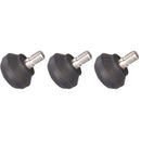 Leofoto LF-19 tripod feet set of three rubber tripod replacements with 3/8 inch screws