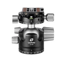 Leofoto LH-36R ball head with ergonomic locking knob and laser-engraved panning scale