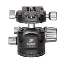 Leofoto LH-40R camera ball head with ergonomic locking knob and panoramic scale