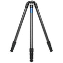 Leofoto LM-324CL carbon fibre tripod with 4-section legs and CNC-machined aluminum parts