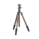 Leofoto Urban LX-284CT+XB38 compact carbon fiber tripod with ball head and adjustable legs