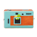 Lomography LomoApparat 21mm wide-angle 35mm film camera with colorful gel filter slider and textured design