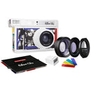 Lomo'Instant Wide Camera William Klein Edition with lenses and color gels kit