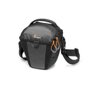 Lowepro Toploader Photo compact camera bag with All Weather AW Cover for Sony Alpha 9 and 24-70mm lens